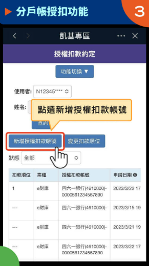方法1.授權扣款(最安全不遺漏)
